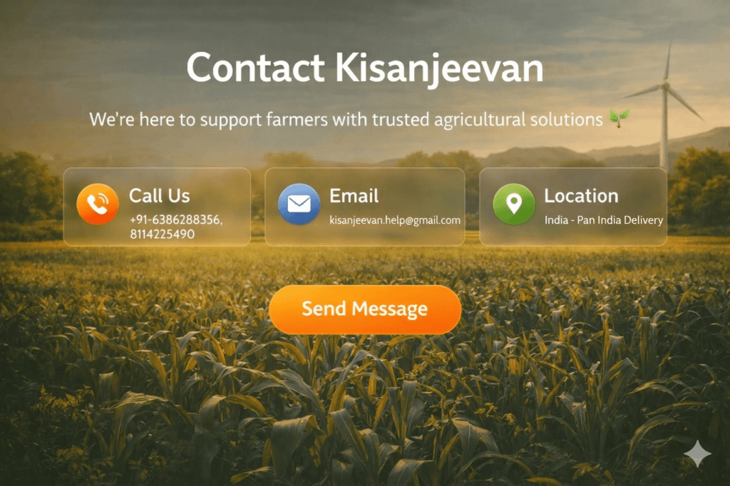 Contact Us - Kisanjeevan 