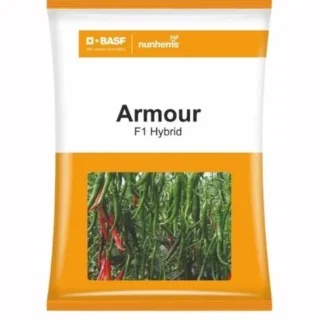 Armour F1 Hybrid Chilli Seeds by BASF - High Yielding & Disease Resistance -Kisanjeevan