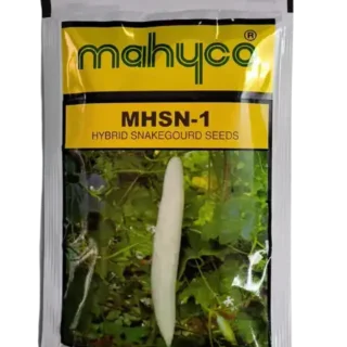 Mahyco Mhsn 1F1 Hybrid Snake Gourd Seeds -Kisanjeevan