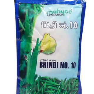 Mahy No. 10 Bhendi Seeds – High Yield & Tender Dark Green Fruits -Kisanjeevan